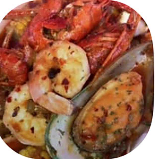 Crayfish, Shrimp n Mussels in Cajun