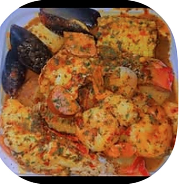 Lobster, Shrimp n Mussels in Spicy Cajun